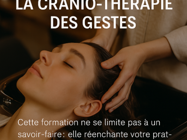 La Crânio-Thérapie des Gestes - Développer le soin spa au cheveu. La Crânio-Thérapie des Gestes - Développer le soin spa au cheveu.