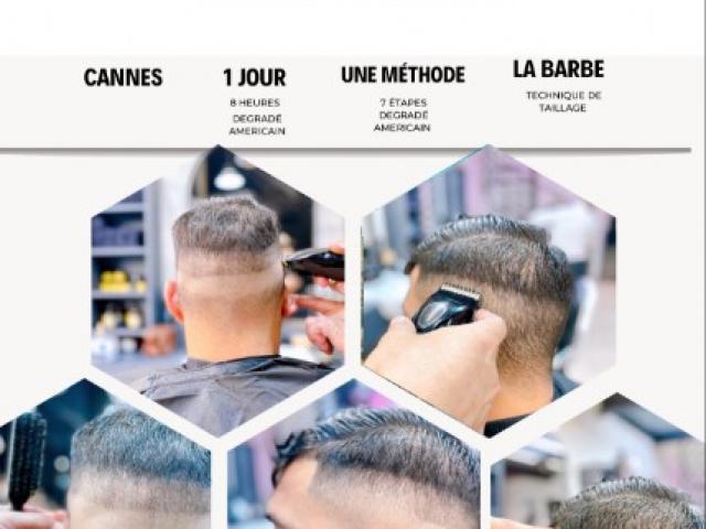 FORMATION COIFFEUR HOMME , LE BARBIER DE MARSEILLE À CANNES LE 4 septembre 2024